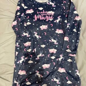 Wonder Nation Magical Unicorn Nightgown - Navy and Pink